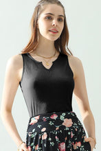 Load image into Gallery viewer, Ninexis Notched Rib Knit Tank
