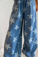 Load image into Gallery viewer, Star Square Neck Wide Leg Denim Overalls
