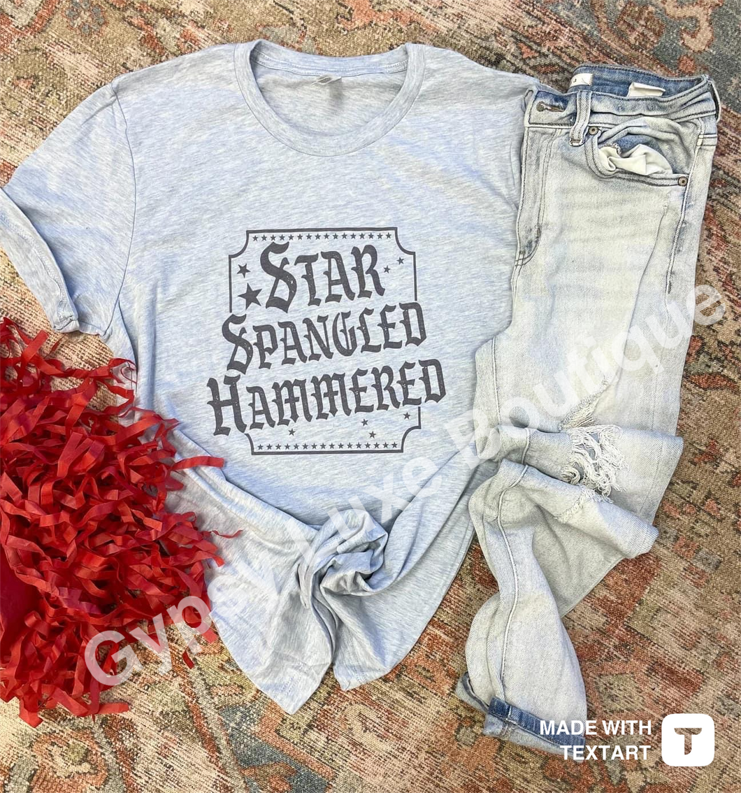 Star Spangled Hammered Tee