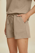 Load image into Gallery viewer, Double Take Full Size Texture Short Sleeve Top and Shorts Set
