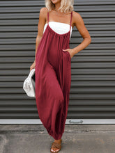 Load image into Gallery viewer, Ruched Spaghetti Strap Jumpsuit
