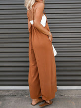 Load image into Gallery viewer, Ruched Spaghetti Strap Jumpsuit
