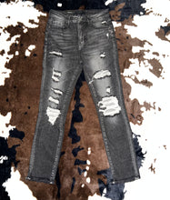 Load image into Gallery viewer, High Rise Distressed Skinny Jean
